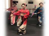 大阪MICEディスティネーションショーケース2019日本舞踊を披露している様子